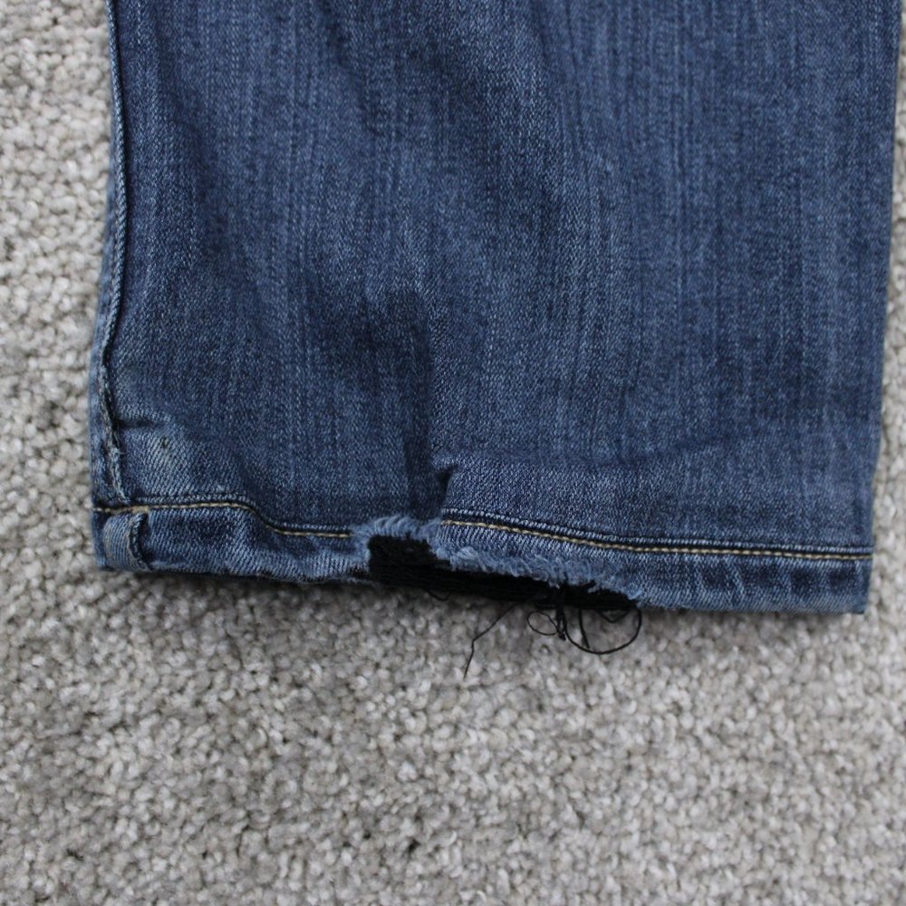 PAIGE Federal Jeans Mens 33 Blue 5-Pocket Rayon/Cotton Stretch w/ 30" inseam - Picture 6 of 15